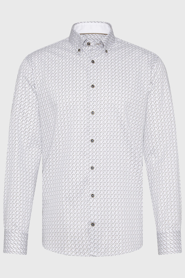 ΑΝΤΡΙΚΟ ΠΟΥΚΑΜΙΣΟ BUGATTI - 10 ΛΕΥΚΟ